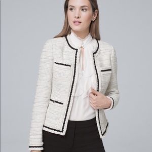 NWT WHBM tweed jacket size L
